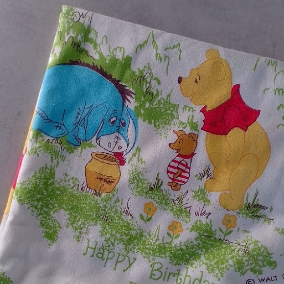 Vintage Other - Vintage 1970s–1980s Winnie the Pooh Flat Bed Sheet Sears Roebuck & Co.